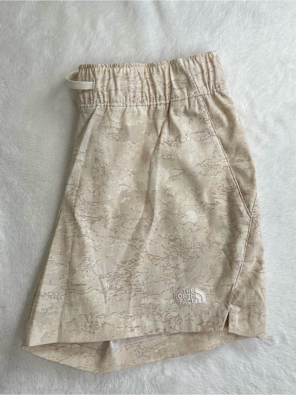The North Face Class V Shorts Medium Vintage White Cloud Camo Wash Like New - Picture 10 of 10